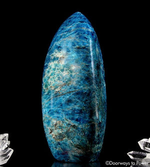 Blue Apatite Crystal Altar Stone 'Multiple Levels of Consciousness'