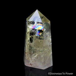 John of God Citrine Crystal Point Devic Temple & Manifest Spirit Isis