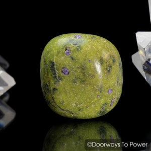 Atlantisite Tumbled & Polished Stone (Serpentine & Stichtite)