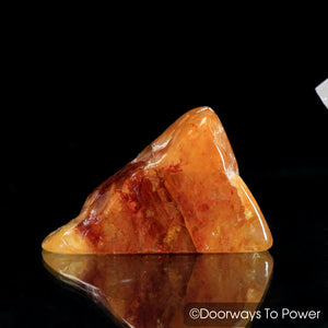 Himalaya Red Gold Azeztulite Crystal Tumbled & Polished