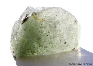 Tibetan Green Sea Foam Elder Andara Temple Crystal 'Wisdom'