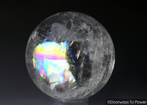 Starseed Lemurian Seed Quartz Crystal Sphere Ball 