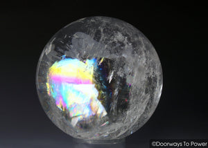Starseed Lemurian Seed Quartz Crystal Sphere Ball