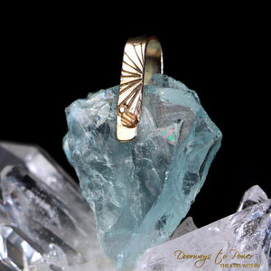 Aquamarine Light Language Pendant