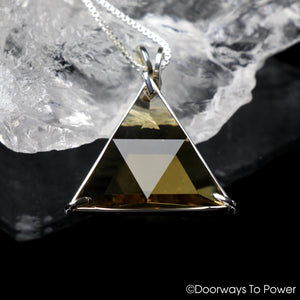 Citrine Star of David Vogel Crystal Pendant