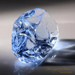 Lady Nellie Blue Andara Crystal Glass California