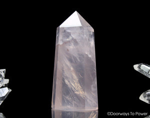 John of God Rose Quartz Casa Crystal Rainbow Quartz