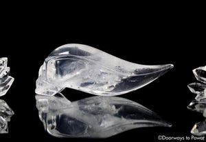 Girasol Quartz Traveler Crystal Skull 'Back to Source'