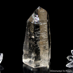 Golden Lemurian Quartz Record Keeper Crystal