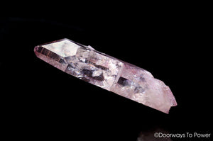 Rose Aura Lemurian Seed Record Keeper Crystal & Manifest Spirit Isis