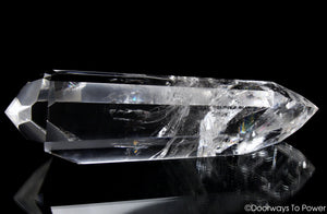 Double Terminated Quartz Crystal Wand