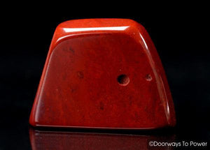Red Fire Azeztulite Crystal Polished Tumbled Stone