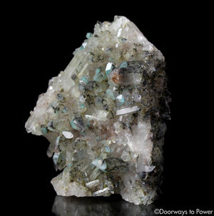 Ajoite Fine Quartz Crystal Specimen 'Museum Quality'
