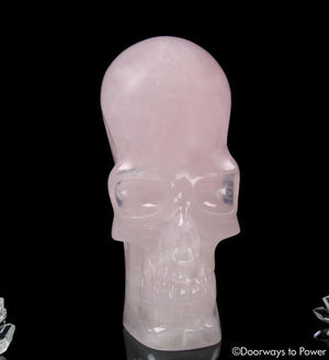 Leandro De Souza Rose Quartz Shaman Crystal Skull