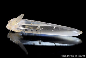 Lemurian Seed Bridge Inner Child Quartz Crystal Laser Wand 'Deep Penetrating Healing Energy'