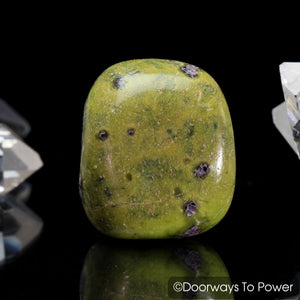 Atlantisite Tumbled & Polished Stone (Serpentine & Stichtite)