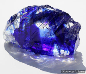 Tanzanite Fire & Elestial Starlight Monatomic Andara Crystal 'ARCTURIAN STAR-SHIP' 5D