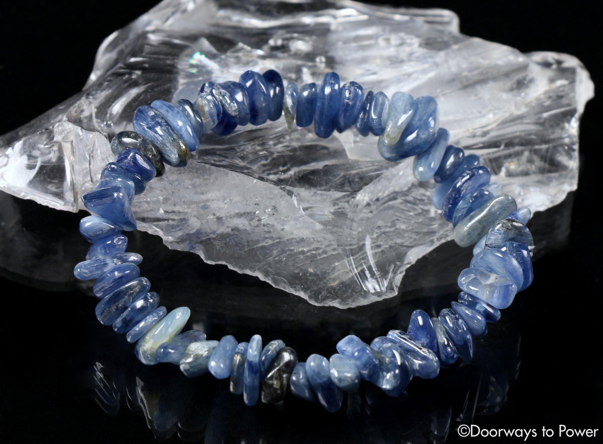 Blue Kyanite Crystal Bracelet