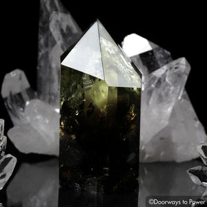 Citrine Smoky Phantom Quartz Isis Crystal w/ Rainbows