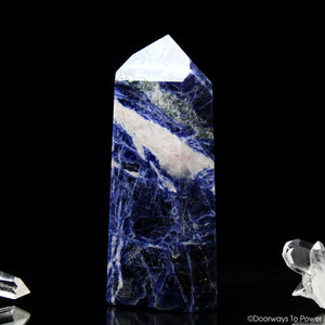 John of God Crystal Sodalite Temple Heart Dow (Rare)