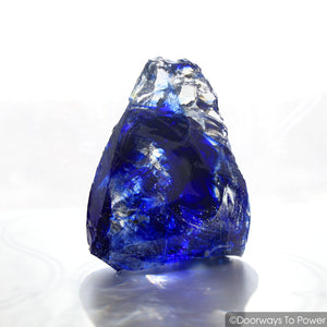 Tanzanite Fire & Elestial Starlight Monatomic Andara Crystal 'ARCTURIAN STAR-SHIP' 5D