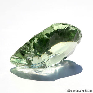 Terra Olive Earth Shaman Andara Crystal 'One Who Sees in the Dark'