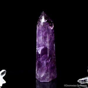 John of God Crystal Amethyst Quartz Temple Heart Dow
