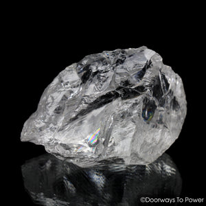 Satyaloka Clear Azeztulite Rainbow Quartz Master Record Keeper Starbrary Crystal