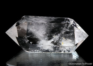 John of God Crystal Double Terminated Manifest Spirit Isis Casa Crystal