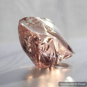 HGW Pink Lady Nellie Monatomic Andara Crystal ' Cosmic Heart'