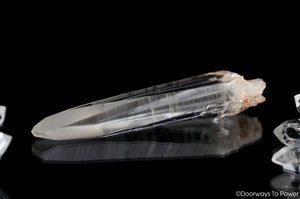 Lemurian Quartz Crystal Laser Wand with Record Keepers