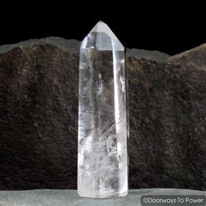 John of God Devic Temple Casa Crystal Crystal Point w/ Rainbows