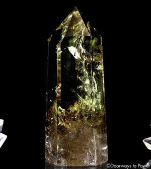 Citrine Smoky Phantom Quartz Crystal Generator Point w/ Rainbows