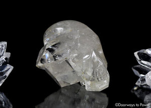 Double Terminated Twin Quartz Crystal Skull by Leandro