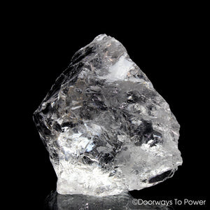 Satyaloka Clear Azeztulite Master Record Keeper Crystal Altar Stone