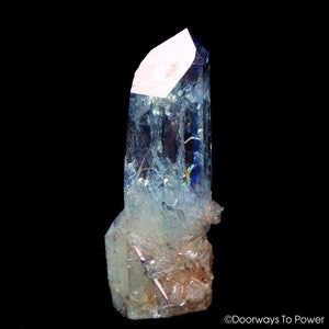 Tanzan Indigo Aura DT Master Initiation Channeling Rainbow Grounding Crystal