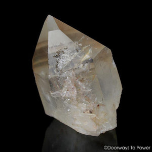 Golden Pink Lemurian Manifestation Quartz Pleiadian Starbrary Crystal 'Sacred 9'