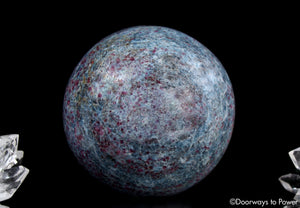 Ruby Kyanite Crystal Sphere