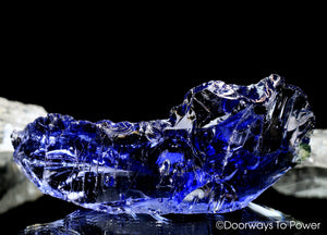 Tanzanite Fire Monatomic Andara Crystal w/ Record Keeper & Rainbows (Special Piece)