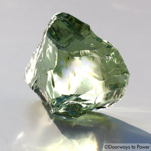 Terra Olive Earth Shaman Andara Crystal 'One Who Sees in the Dark'