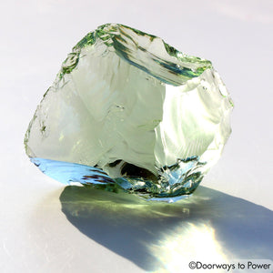 Terra Olive Earth Shaman Andara Crystal 'One Who Sees in the Dark'