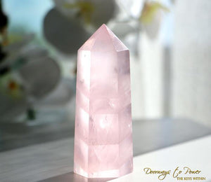 Rose Quartz Generator Crystal Point