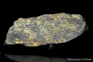 Healers Gold Crystal Polished Slice 'Attracts Power'