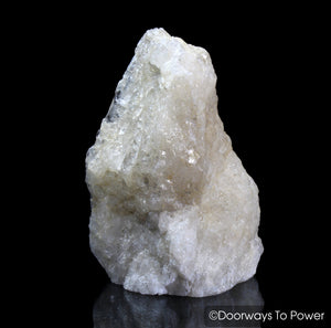 White Azeztulite Crystal Altar Stone