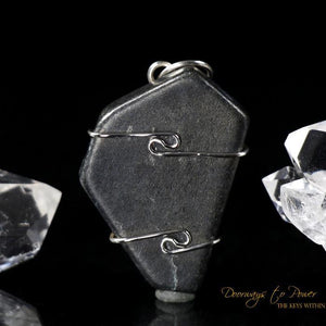 Black Azeztulite Pendant