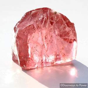HGW Pink Andara Temple Crystal 'Heart of God Within'