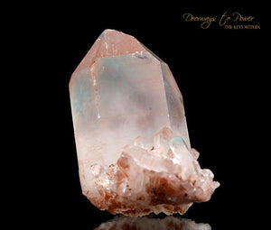 Ajoite in Quartz ET Record Keeper Crystal