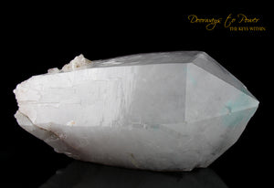 Ajoite Fine Twin Quartz Crystal XL 'Museum Quality'
