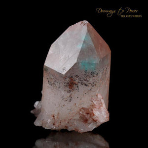 Ajoite in Quartz ET Record Keeper Crystal