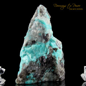 XL Amazonite Crystal Altar Stone 'STONE of TRUTH'